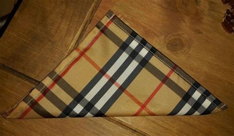 burberry pocket square ebay